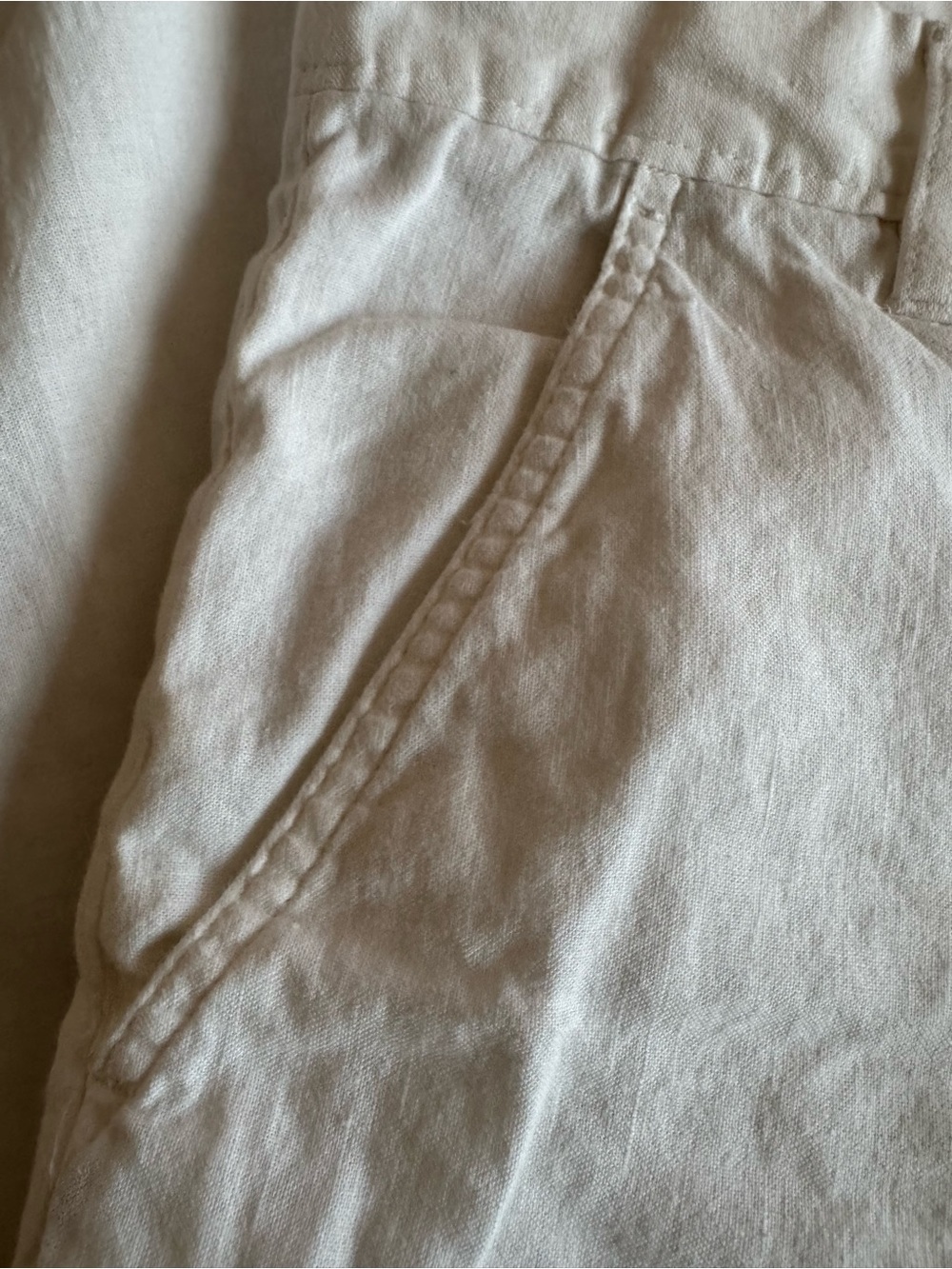 H&M Men's Chino Pants - Off-White Cream - Picture 3 of 8